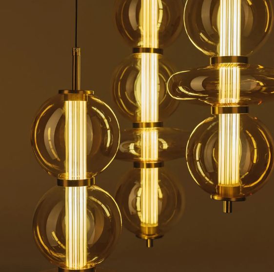 Полилей Solana, мат злато, led 36w, 3000-6000k, 4167/3 GD