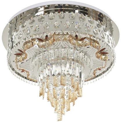 Плафониера Dubai, хром, led 52w, 3000-6000k+RGB, 4056/600