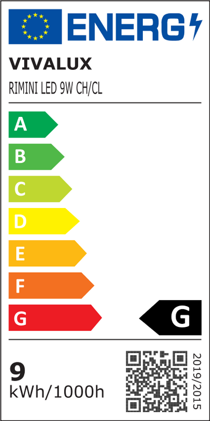 LED ТЯЛО ЗА БАНЯ RIMINI LED ∙ 9W ∙ 4000K ∙ ХРОМ / 005060