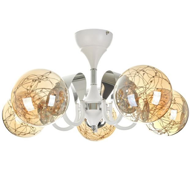 Полилей Immoa, хром, led 5x5w, 2785/5 CH