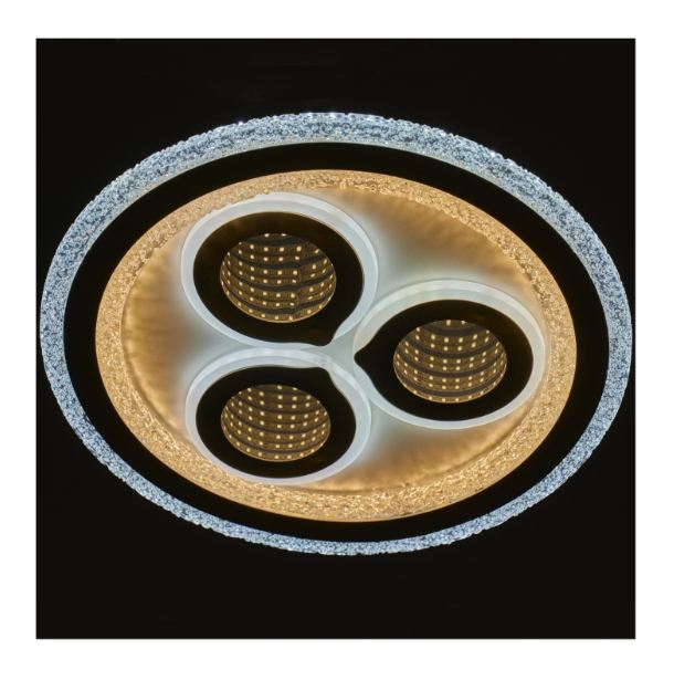 Плафон Globo, бял, led 90w, 3000k-4000k-6000k, 2416