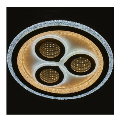 Плафон Globo, бял, led 90w, 3000k-4000k-6000k, 2416