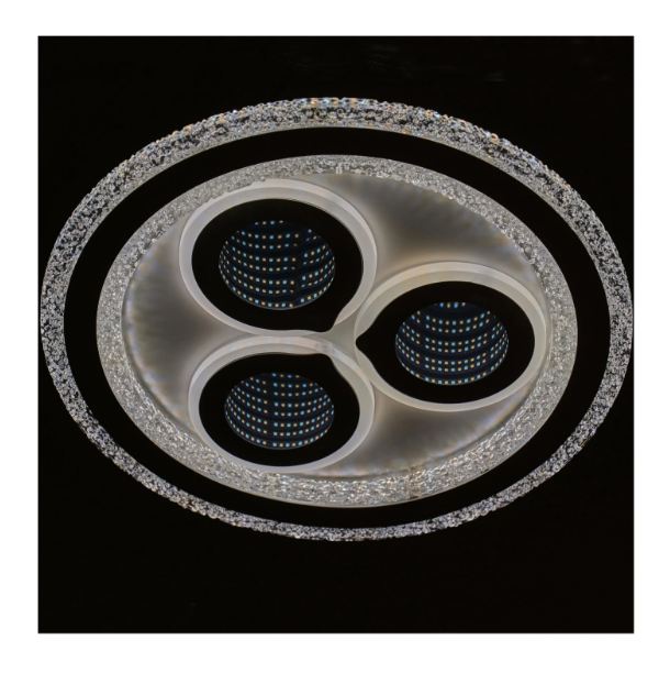 Плафон Globo, бял, led 90w, 3000k-4000k-6000k, 2416