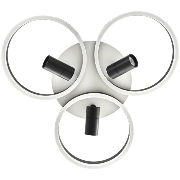 Плафон Gravity със смарт управление, черен, led 129w, 3000-6000k, 3012/3T