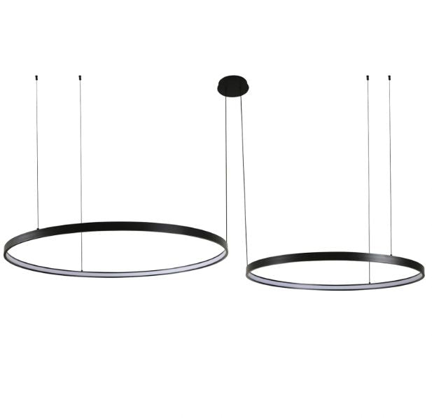 Полилей със смарт управление Adante, черен, led 116W, 4593lm, 3000-6000k, 4037/79w bk