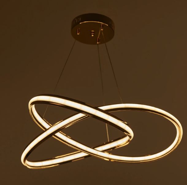 Полилей Gemini, златен, led 120w, 3000-6000k, 2788/60 GD