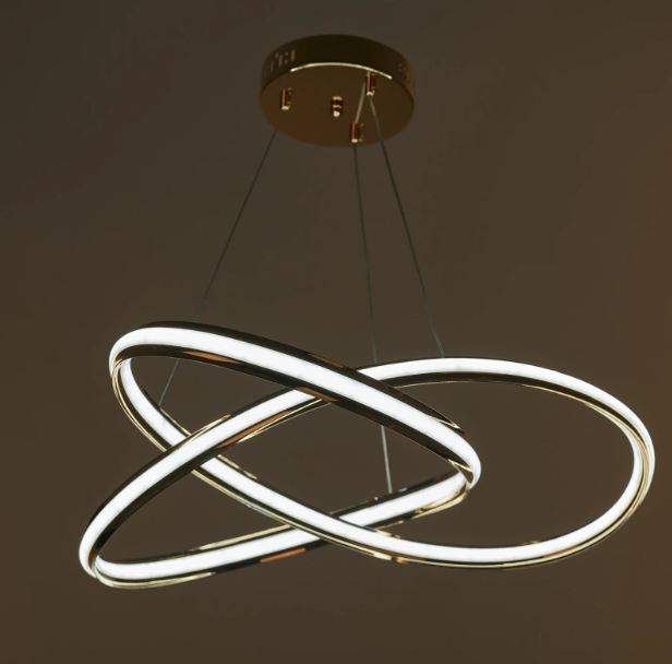 Полилей Gemini, златен, led 120w, 3000-6000k, 2788/60 GD