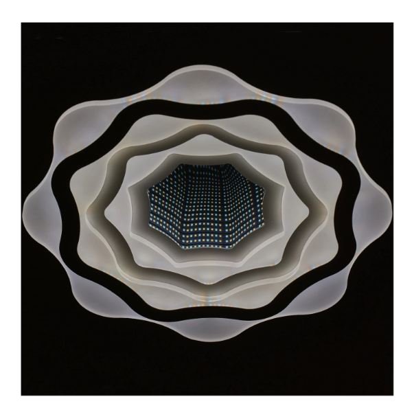 Плафон Anemone, бял, led 80w, 3000k-4000k-6000k, 2417