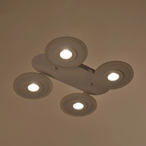 Плафон Lander, бял, led 84w, 3000-6000k, 2780/4