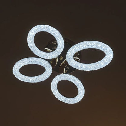 Плафон Elsa със смарт управление, златен, led 88w, 3000-6000k, 2808GD/4TB