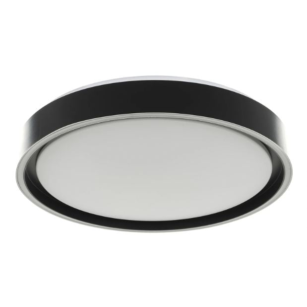 Плафон със смарт управление Melody, черен, led 48w, 3000-6000k, 2888T/400 BK