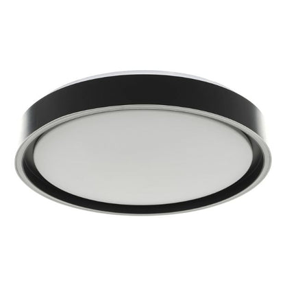 Плафон със смарт управление Melody, черен, led 48w, 3000-6000k, 2888T/400 BK