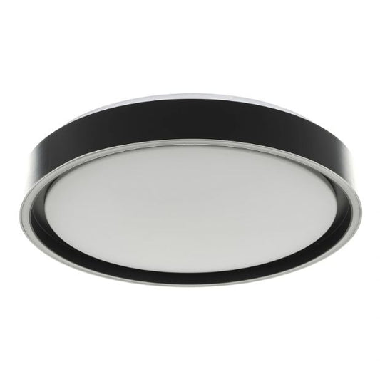 Плафон със смарт управление Melody, черен, led 48w, 3000-6000k, 2888T/400 BK