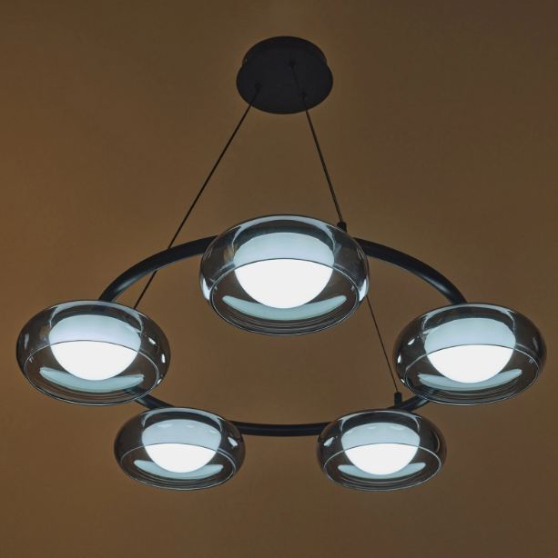 Полилей със смарт управление Novice, черен, led 88W, 4767lm, 3000-6000k, 4019/5p bk
