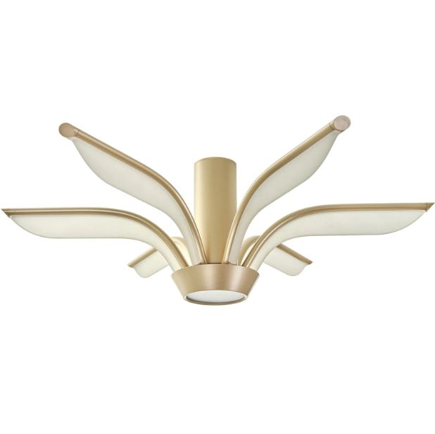 Плафон със смарт управление Cronos, мат злато, led 48w, 3183lm, 3000-6000k, 4021c/6p gd