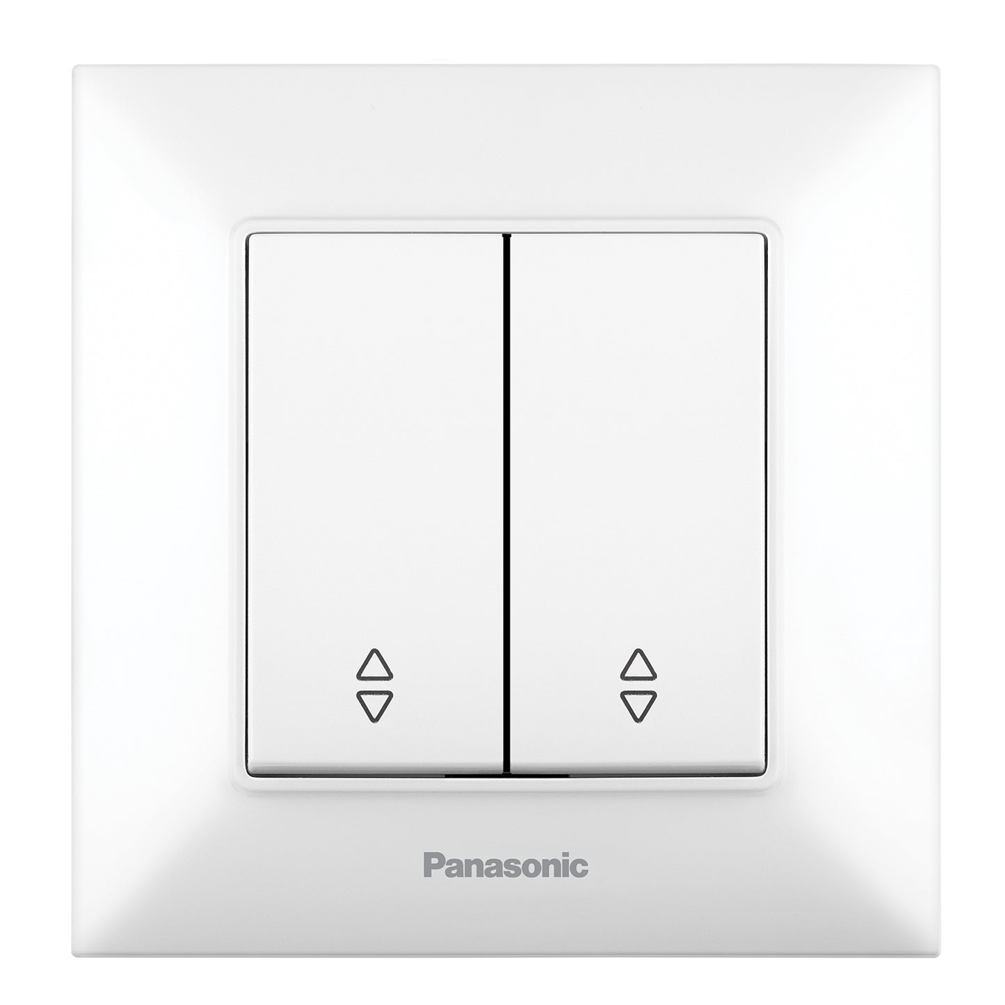 PANASONIC - Двоен дивиаторен ключ Panasonic Arkedia Slim бял WNTC0011-2WH