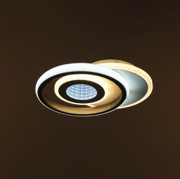 Плафон Gravity,черен, led 52w, 3000-6000k, 3008/1W