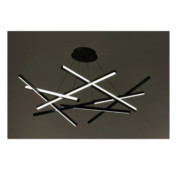 Полилей Leroy, черен, led 95w, 4000k, 2469/95w bk