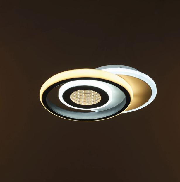 Плафон Gravity,черен, led 52w, 3000-6000k, 3008/1W