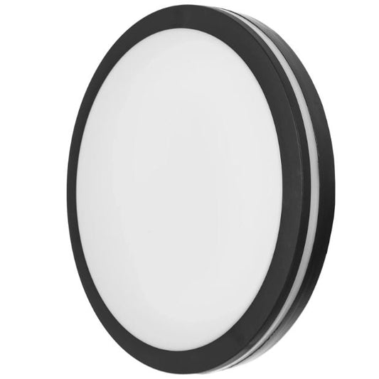 Плафон Sence с микровълнов сензор за присъствие 3-7m, черен, led 40w, 4000k, 4000lm, ip65, 2988/40w
