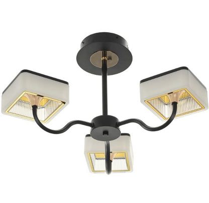 Полилей със смарт управление Aldo, черен, led 50w, 3000k-65000k, 5000Lm, 2816BK/3
