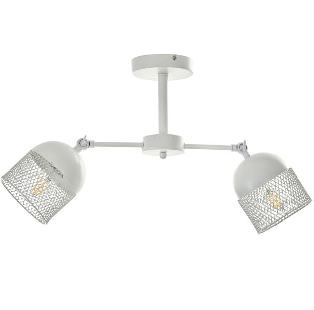 Полилей Ferric, бял, 2xE27 2763/2 WH