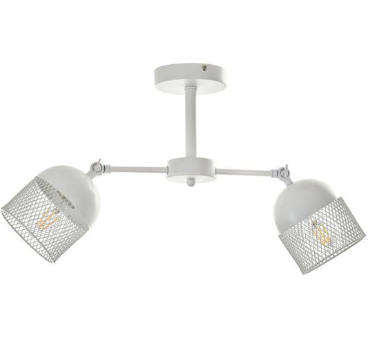Полилей Ferric, бял, 2xE27 2763/2 WH