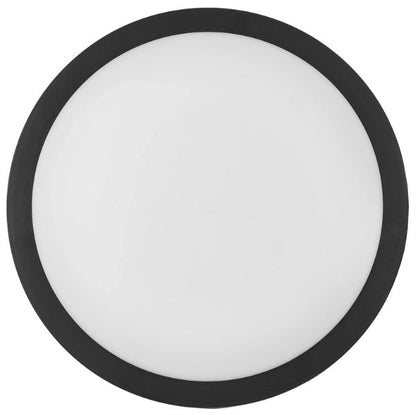 Плафон Sence с микровълнов сензор за присъствие 3-7m, черен, led 40w, 4000k, 4000lm, ip65, 2988/40w