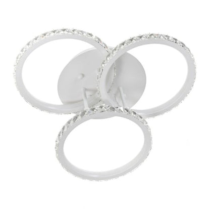 Кристален плафон, бял, led 3x23w, 4000k, 1976/3 wh