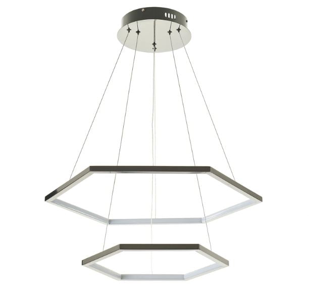 Полилей Eston, тъмно сив, led 55w, 4000k, 2472/55w bk