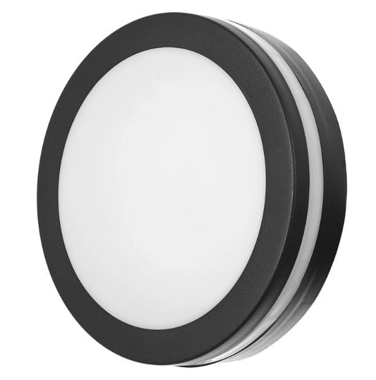 Плафон Sence с микровълнов сензор за присъствие 3-7m, черен, led 20w, 4000k, 2000lm, ip65, 2988/20w