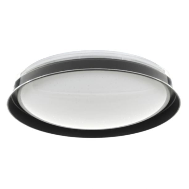 Плафон със смарт управление Ariel, черен, led 48w, 3000-6000k, 2887T/350 BK