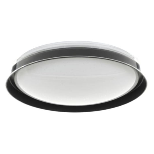 Плафон със смарт управление Ariel, черен, led 48w, 3000-6000k, 2887T/350 BK