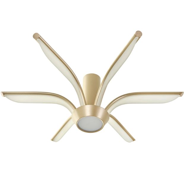 Плафон със смарт управление Cronos, мат злато, led 48w, 3183lm, 3000-6000k, 4021c/6p gd