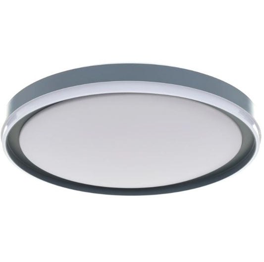 Плафон със смарт управление Nola, сив, led 96w, 3000-6000k, 3095T/500 GR