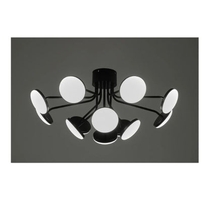 Плафон Dunna, черен, led 144w, 3000к-4000k-6000к, 2410 BK