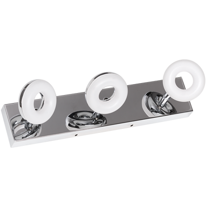 LED осветително тяло за баня, 3x5W, 2700K хром, IP44 / LOTB1527