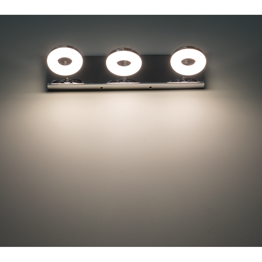 LED осветително тяло за баня, 3x5W, 2700K хром, IP44 / LOTB1527