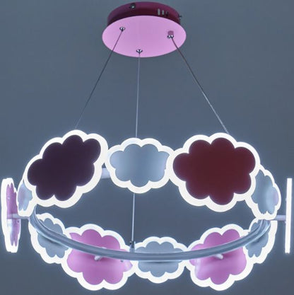Полилей It's a girl, розов, 3000k-4000k-6000k, led 55w, 2455
