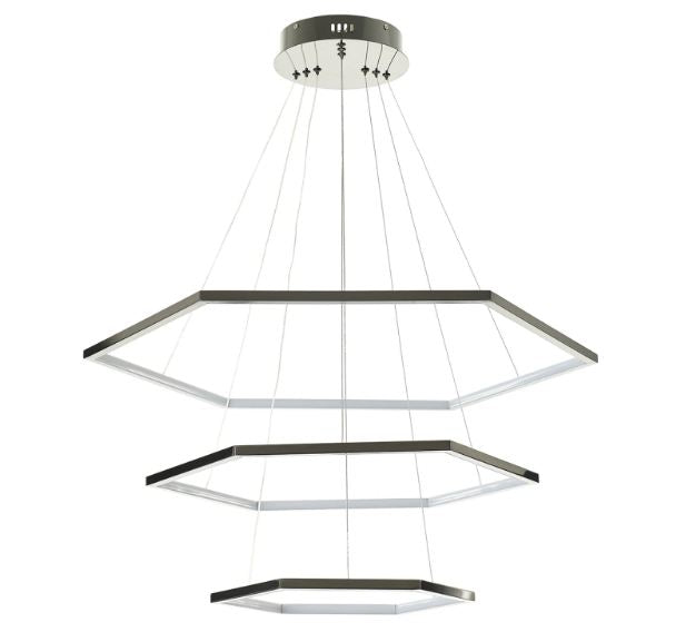 Полилей Eston, тъмно сив, led 100w, 4000k, 2472/100w bk