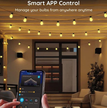 Светещ гирлянд Smarty, черен, 2700k-4000k-6400k, led 5w, 2654