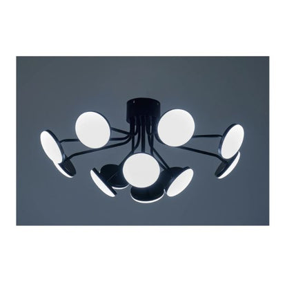 Плафон Dunna, черен, led 144w, 3000к-4000k-6000к, 2410 BK