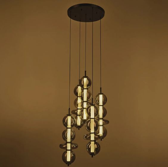 Полилей Solana, черен, led 60w, 3000-6000k, 4167/5 BK