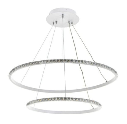 Кристален полилей, бял, led 48w, 4000k, 1980/2 wh