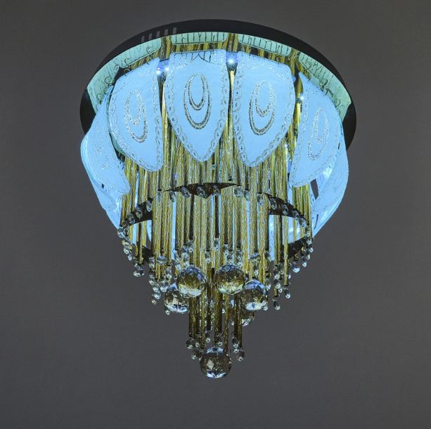 Плафон Rosario, златен, led 70w, RGB, 2700-6000k, 2854/60 gd