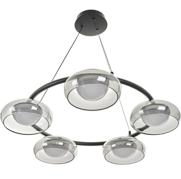Полилей със смарт управление Novice, черен, led 88W, 4767lm, 3000-6000k, 4019/5p bk