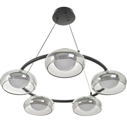 Полилей със смарт управление Novice, черен, led 88W, 4767lm, 3000-6000k, 4019/5p bk