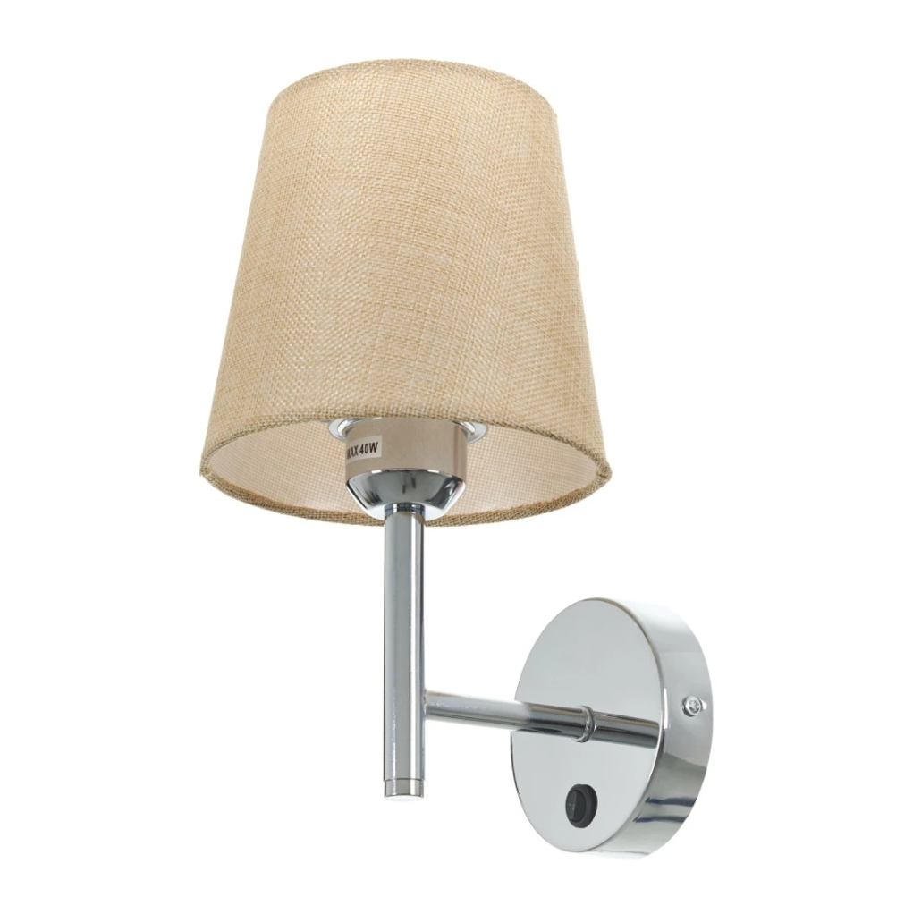 Текстилен аплик, крем, 1x40w, 2064/1w ch d331