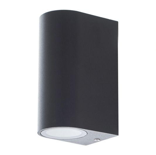 Метален градински аплик, черен, 2x40w, 1495 sbk