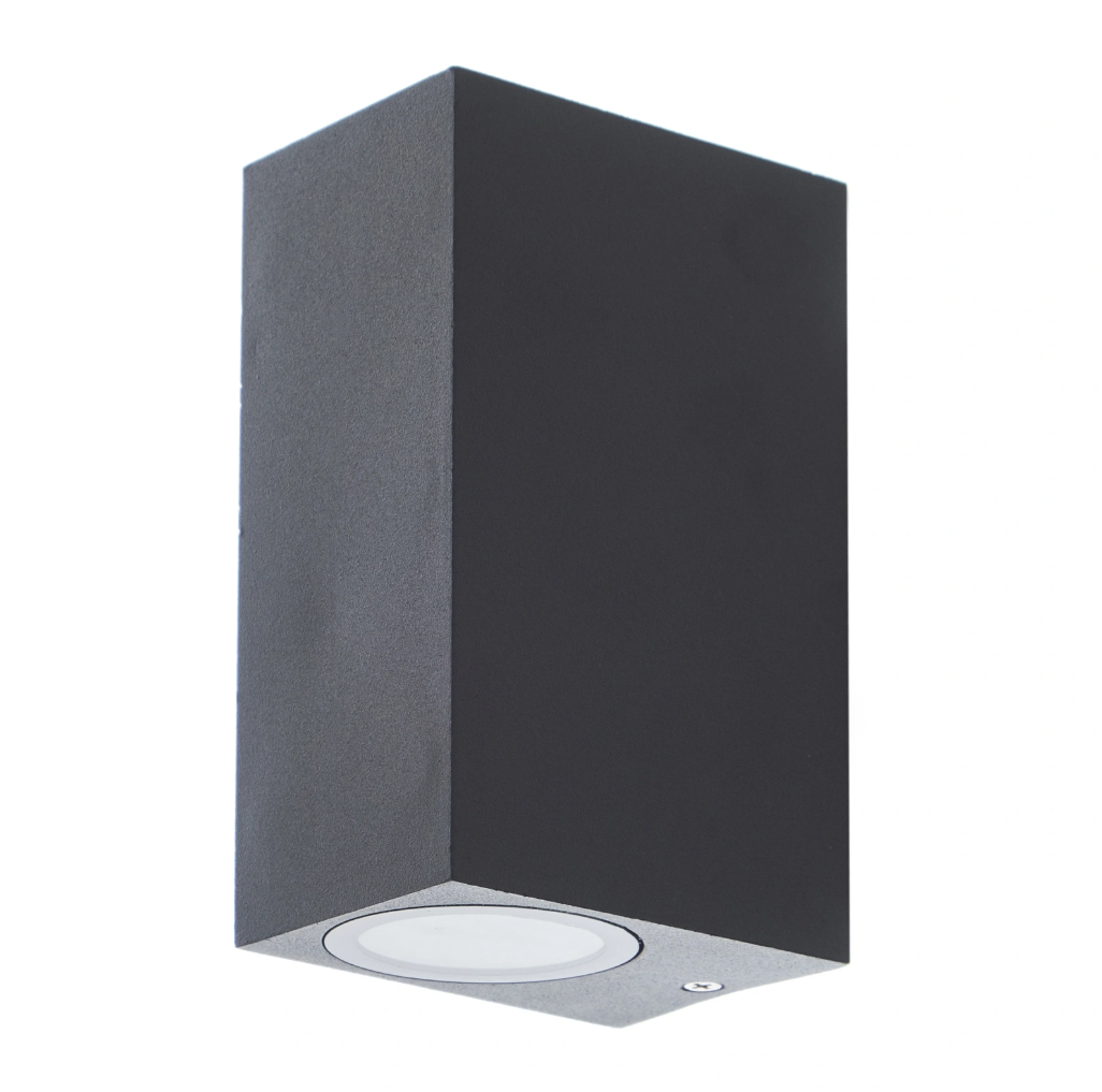 Метален градински аплик, черен, 2x40w, 1497 sbk